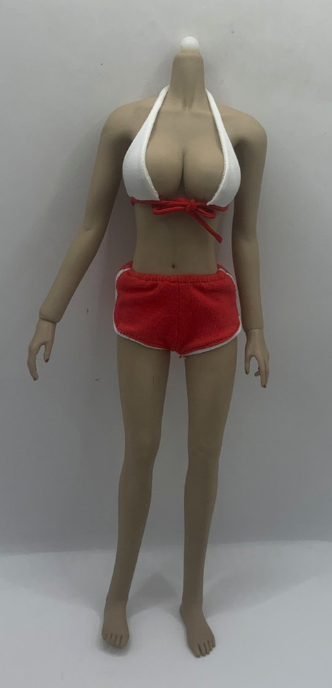 1/6 Female Flexible Seamless Doll Body For 12″ Greyish Posable Action Figure E