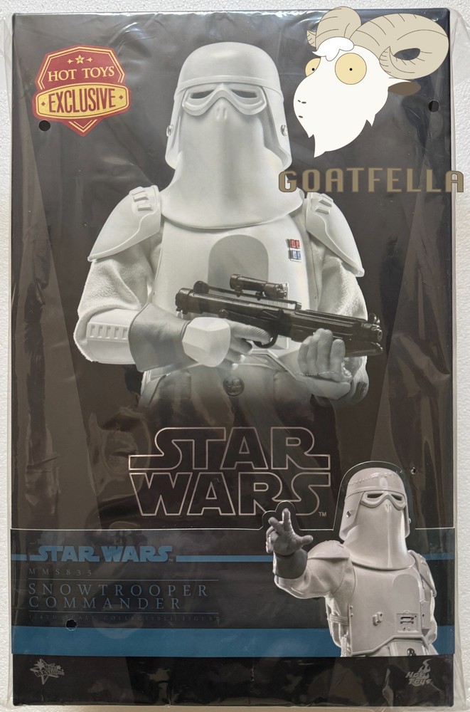 READY HOT TOYS STAR WARS EP V EMPIRE STRIKES BACK SNOWTROOPER COMMANDER MMS835