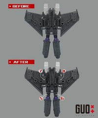 Gobetter studio GB-1169 upgrade kits for SS86 Skywarp,in stock