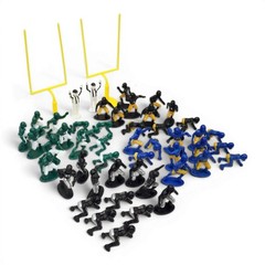 Large Lot 50+ Kaskey Kids Football Guys Sports Action Figures Goal Posts Refs