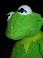 KERMIT FROG FULL BODY HAND PUPPET PROFESIONAL PUPPET Wired Hands,plus arm Rod