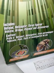 True Heroes Soldier Chap Mei Mobile Helicopter Base Toys R Us Exclusive Sealed