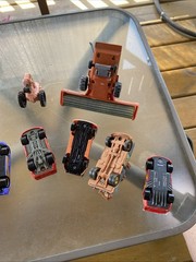 Cars Movie Figure Lot Of 10 Mixed PreOwned Played With See Photos
