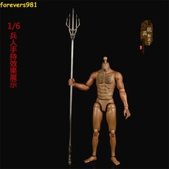 1/6 12in Trident of Aquaman Action Figure Accessory 40cm Metal Cosplay Toy Gifts