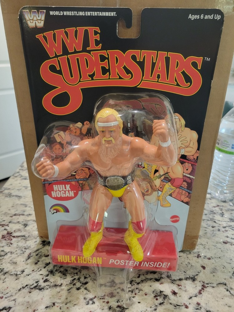 WWE Hulk Hogan LJN Superstars Retro 70s 80s Black Chase Card NIB MOC