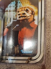 Star Wars Vintwge Snaggletooth With Card And Weapon