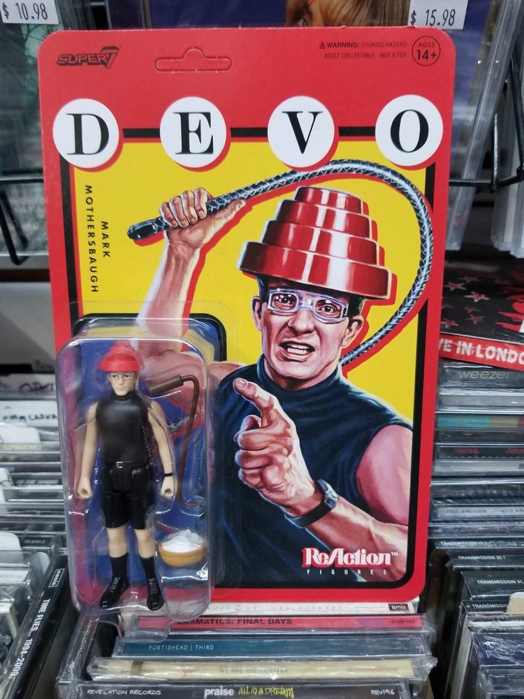 Devo ReAction Mark Mothersbaugh Action Figure [Whip It] NEW/SEALED SUPER 7