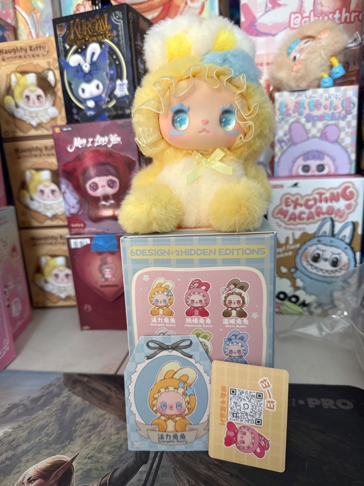 Lovely Emma Bunny Alliance Energetic Bunny Plush Figure Confirmed w Box Card