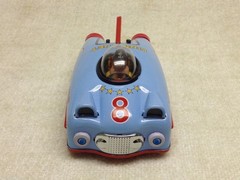 Schylling KING JET Friction Car Future Space Ship Tin Metal Toy 50 Style Retro