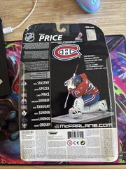 CAREY PRICE MONTREAL CANADIENS WHITE JERSEY 6” *** VARIANT *** ACTION FIGURE