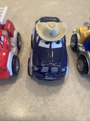 2000 Hasbro Tonka Chuck & Friends Fire Truck Lot 3 pcs Die-cast & Plastic Parts