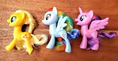 Lot of 7 My Little Pony Brushable Hair 3.5″ Figures G4 2016