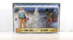 Weird Western Tales 1:18 scale (4″) Cowboy Kringle Lassoes the Krampus (2-pack)