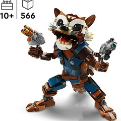 Space Raccoon & Baby Tree Hero Building Blocks Set Action Figure Model Brick Toy