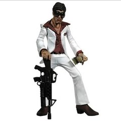 Scarface MEZCO 2004 The Player 10″ Action Figure Tony Montana Al Pacino Complete