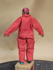 1:12 Scale Stylized Zomb Custom Figure In Jumpsuit