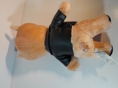 Vintage Looney Tunes Porky Pig Plush Biker Jacket ACE 1997 Warner Bros Used Pics