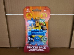 KHADOU 4 PACK STEAL A BRAINROT STICKER PACK 6 STICKERS INCLUDE 1 FOIL STICKER