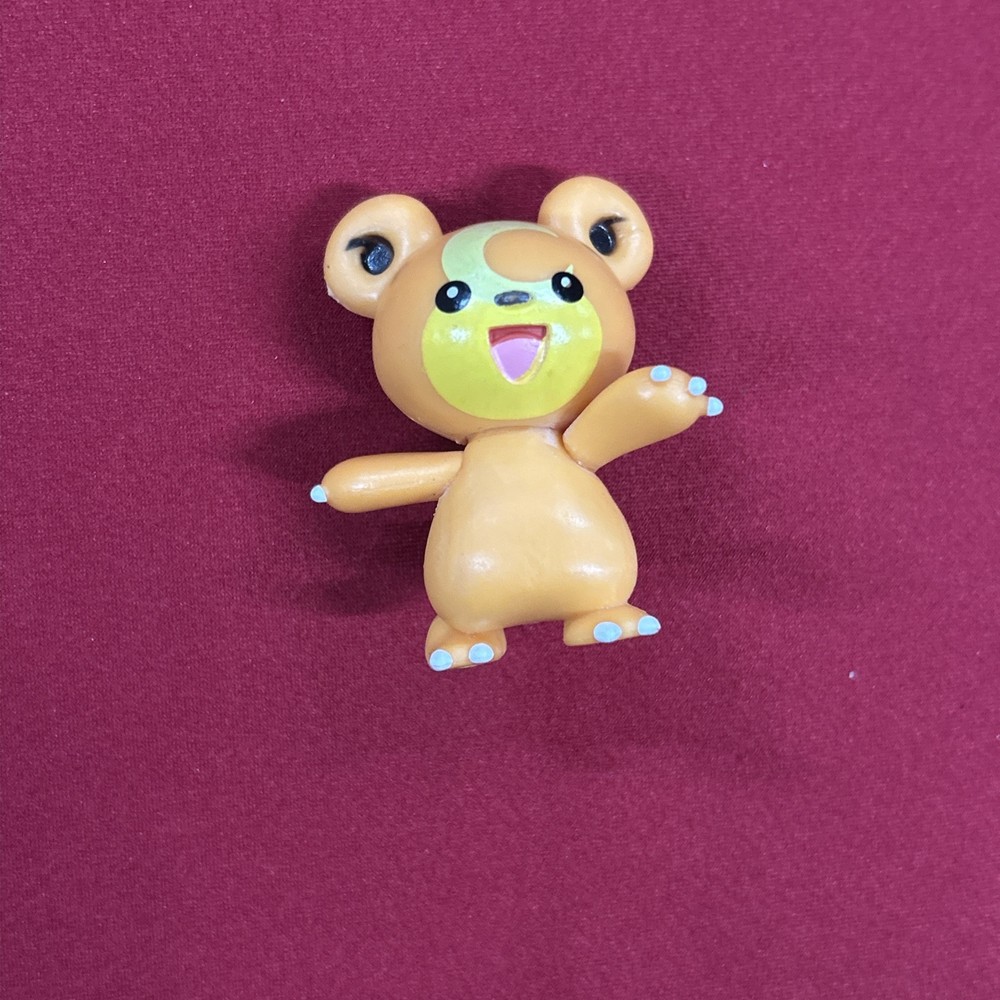 2021 Pokemon Teddiursa Clip N Go Jazwares LLC Toy No Pokeball