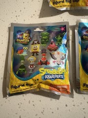 Nice Lot of 3 SpongeBob SquarePants Figural Bag Clip New in Package Mystery Bags