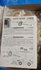 1:15 WWII German light field gun kit. resin. NIB
