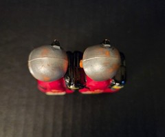 VINTAGE 1960’S MARX HAP-HOP RAMP WALKERS LOT OF 2/Red & Blue /HONG KONG!!!!