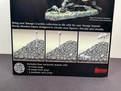 Savage Crucible SAVAGE STANDS Action Figure Accessory Set Harvinger Studios 1/12