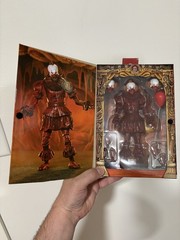 NEW RARE NECA ULTIMATE BLOOD PENNYWISE 7″ Welcome to Derry IT In Hand Look!!