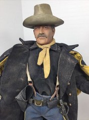 1/6 *RARE* JOHN WAYNE US CAVALRY OFFICER “SHE WORE A YELLOW RIBBON” + OAK STAND