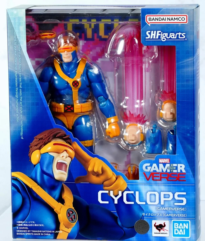 S.H.Figuarts Cyclops Gamerverse X-Men TAMASHII NATIONS US Seller In Stock