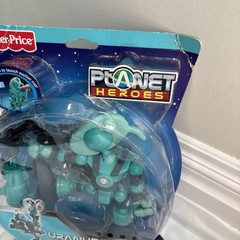 Fisher Price Planet Heroes Uranus Yuri Space Metallic Squad Figure New in Box