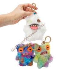 Mini Fuggler Keyring Clip On Bag Plush 5″ Funny Ugly Monster Green Blue Red