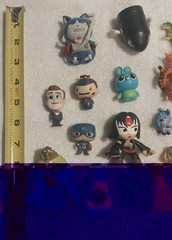 Vintage Mini Figures Assorted Characters Lot Of 25 PVC Vinyl Plastic 1980 1990s