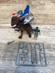 DINO RIDERS Tagg W/ Complete Pachycephalosaurus Tyco Toys Rare Dinosaur Set VTG