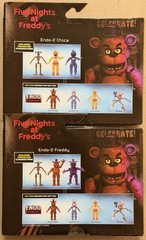FNAF Endo Series Toy Freddy & VR Freddy & Toy Chica & Highscore Chica – New