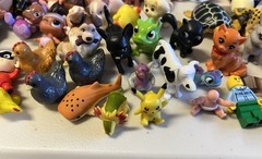 MIXED LOT OF RANDOM FIGURES KIDS GIRLS Disney Miscellaneous Toys