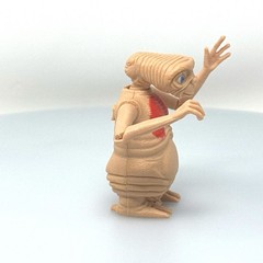 E.T. LJN 1982 Action Figure Vintage 1980s Toy Pre-Owned