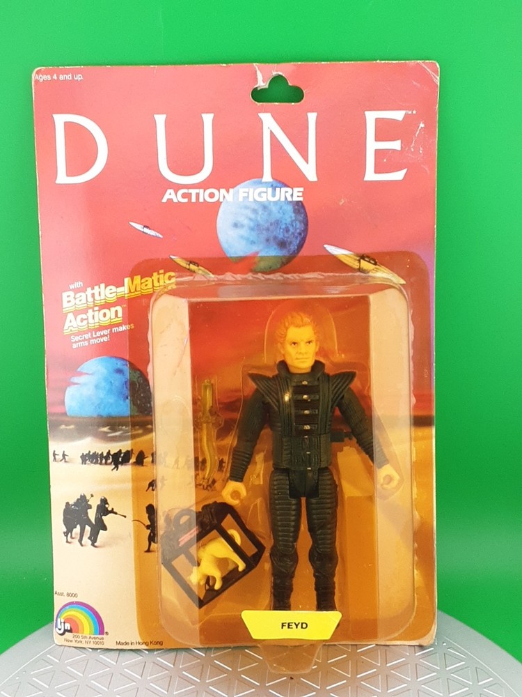 Vintage 1984 Dune Feyd Rautha (Sting) Battle-Matic Action Figure Sealed