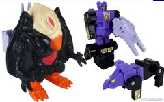 1989 Transformers G1 Monstructor Pretender Slog, Icepick & Birdbrain Mostly Comp