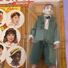 Mego 1975 Our Gang Little Rascals Alfalfa 6″ Action Figure and Spanky Figure
