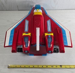PAW Patrol Air Patroller Rescue Jet w/ Ryder Figure Transforming Aircraft Works