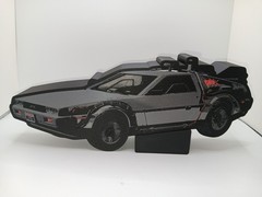 Retro Back to the Future Delorean time machine Light Box sign 10″ lightbox sign
