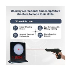 Mini Reaction Target 1-Pack – 2 Customizable Sizes (Default 100mm Size wit
