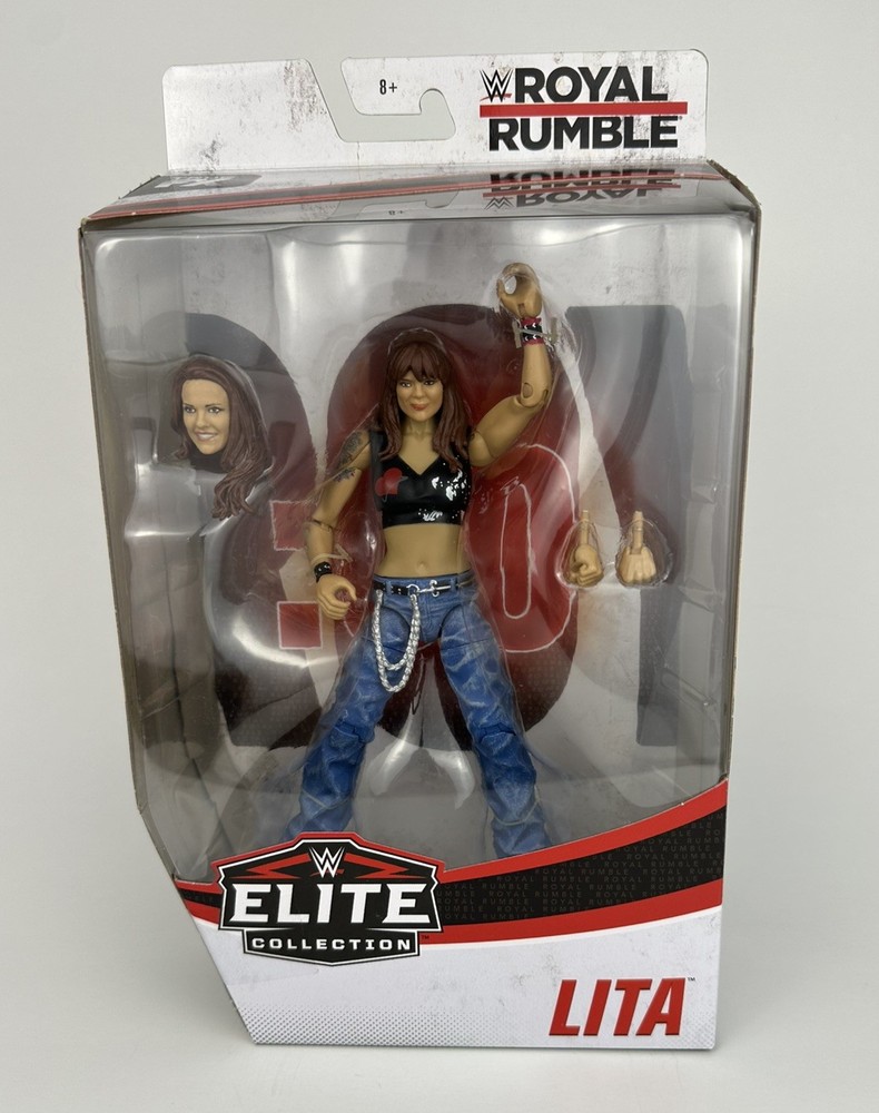 WWE Elite Lita Royal Rumble Mattel Wrestling Figure Exclusive 2006 Flashback
