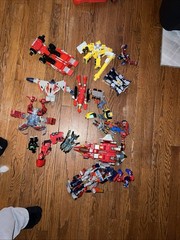 Transformer / Power Ranger / Toy Lot – Parts and Pieces EUC see photos