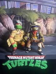 1992 TMNT Wacky Wild West Sewer Scout Raph Crazy Cowboy Don w/ Belt Figure Lot