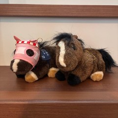 Vintage Horse Racing Plush Toys – Trot Thunder G1 Winner – Set of 2