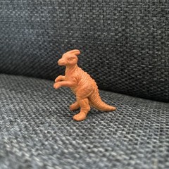 Panini PREHISTORIC ANIMALS DINOSAURS – 11 Parasaurolophus Vintage Rubber Figure