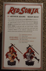 Women of Dynamite Blood-Splattered Red Sonja Bust Statue Artist Proof Edition