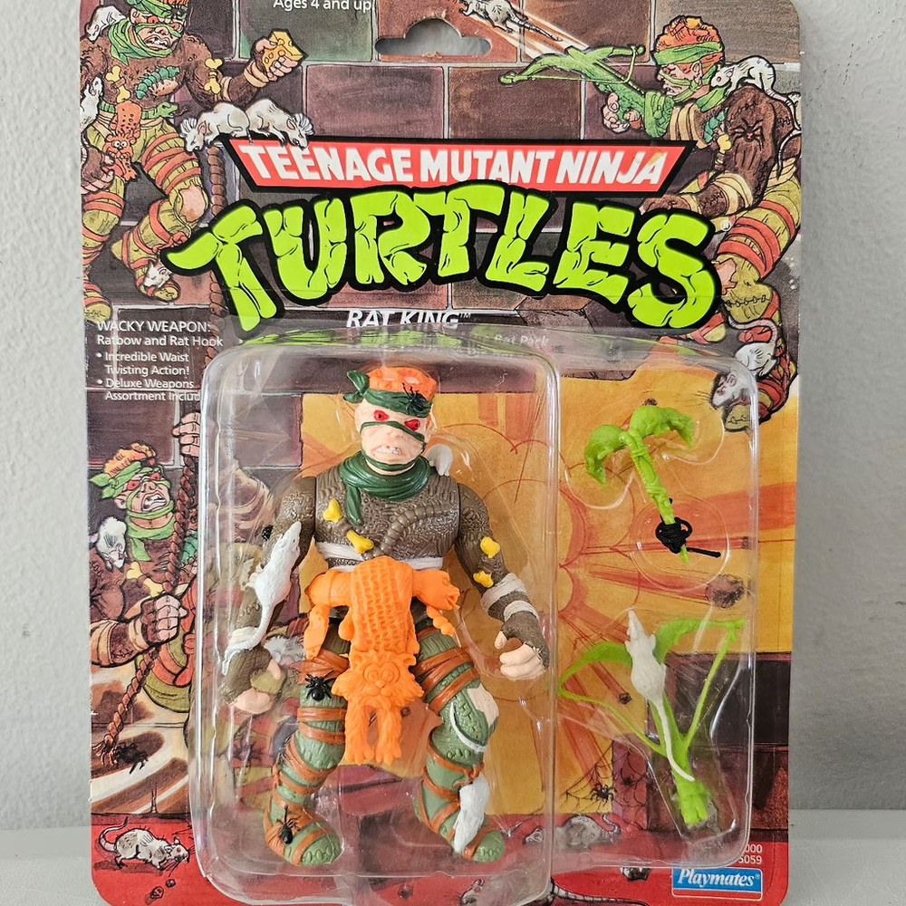 Teenage Mutant Ninja Turtles Rat King Action Figure 1989 MOC TMNT New